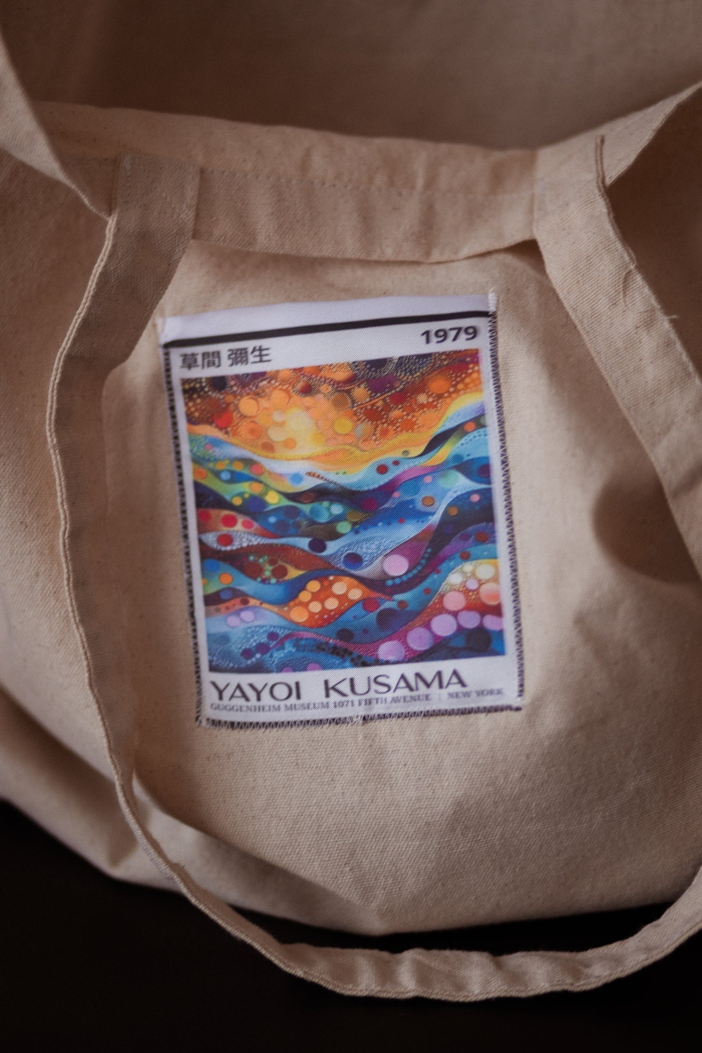 Custodi — borsa con patch artista