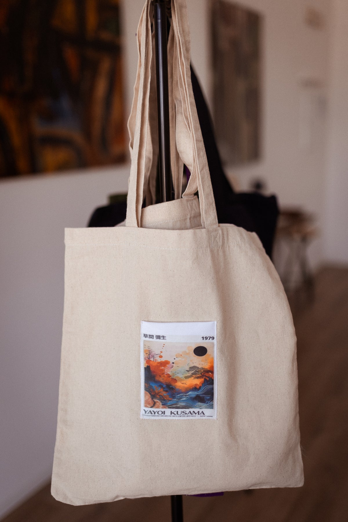 Custodi — borsa con patch artista