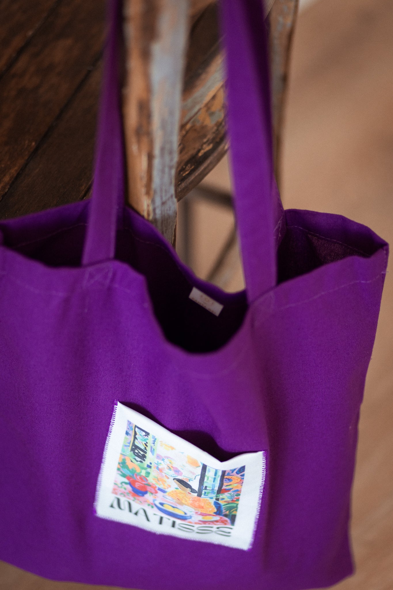 Custodi — borsa con patch artista