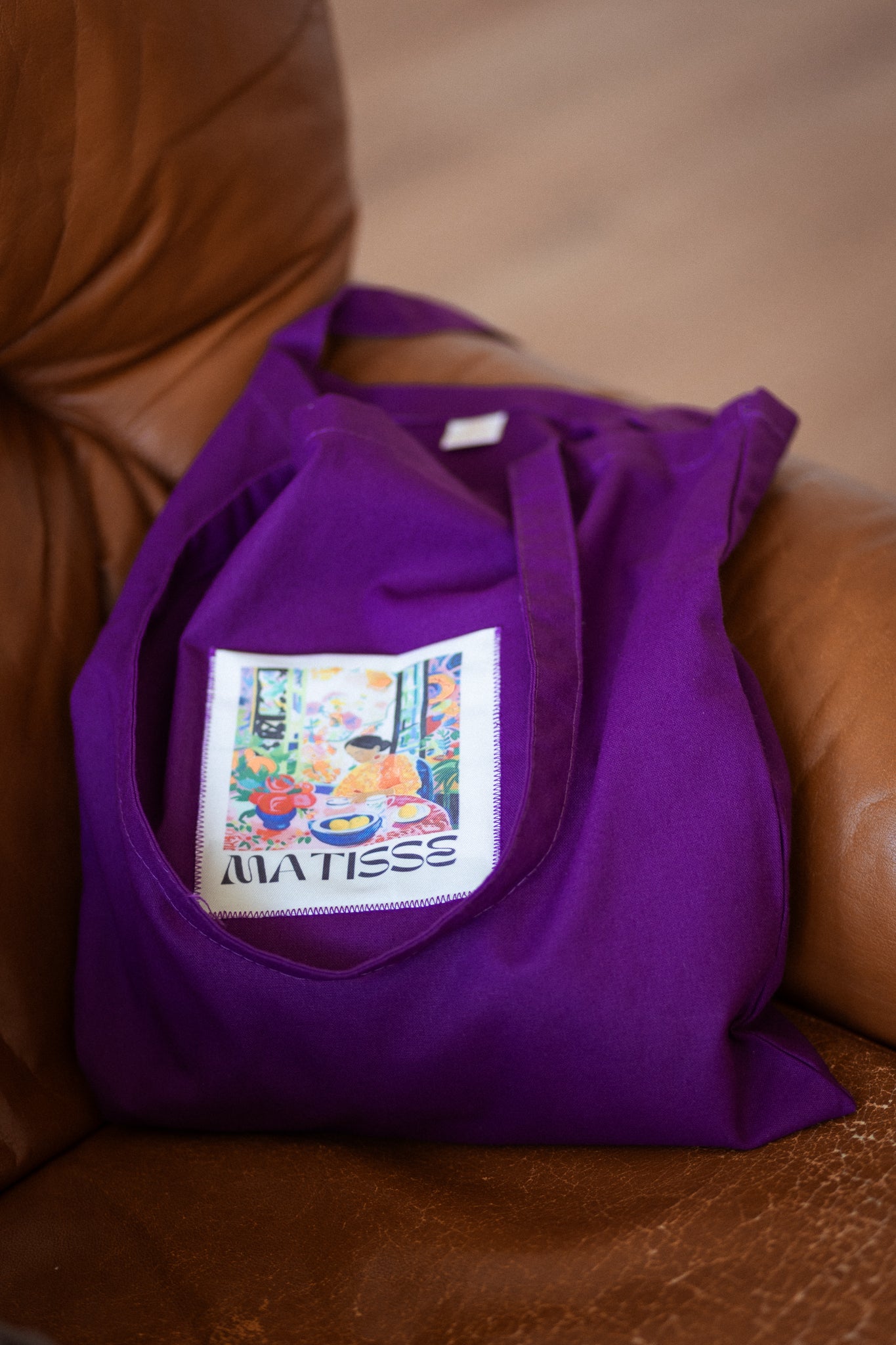 Custodi — borsa con patch artista