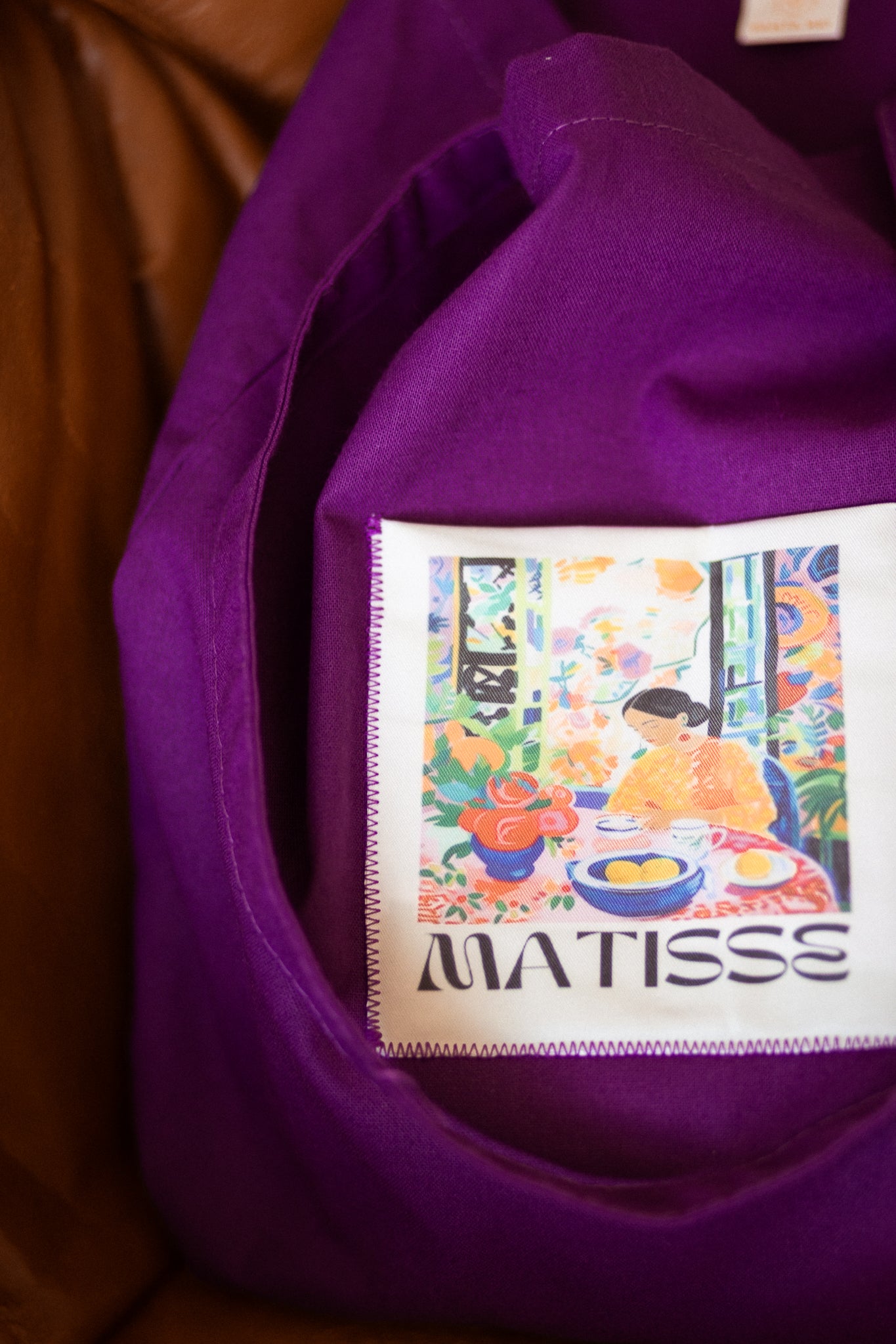 Custodi — borsa con patch artista