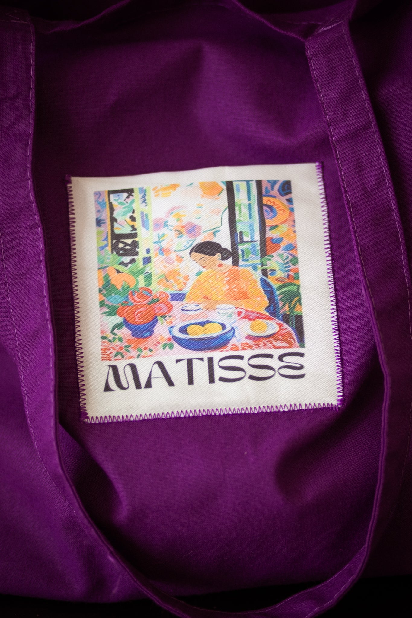 Custodi — borsa con patch artista